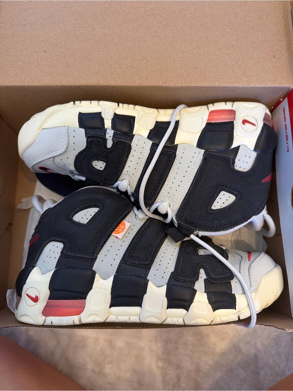 Nike Kids' Black, White and Red High-Top Sneakers